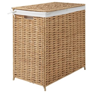 NATTGIBBA, laundry basket/handmade, 100 l, 305.319.36
