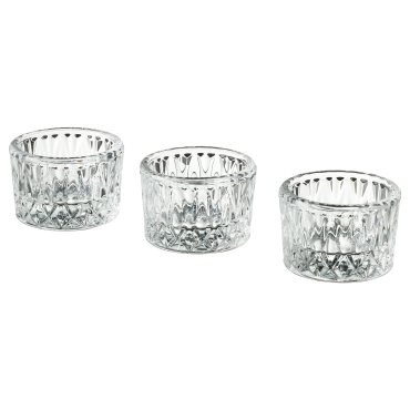 SMÄLLSPIREA, tealight holder/3 pack, 4 cm, 305.421.81