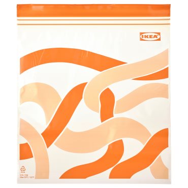 ISTAD, resealable bag patterned, 2.5 l, 305.536.69