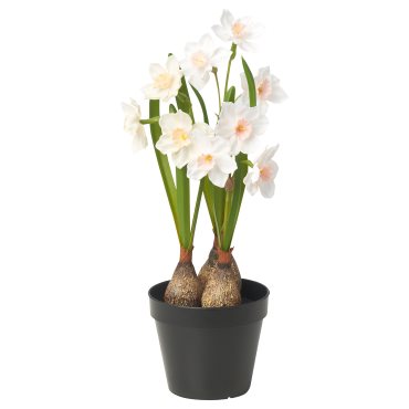 FEJKA, artificial potted plant/in/outdoor/Daffodil, 12 cm, 305.716.87