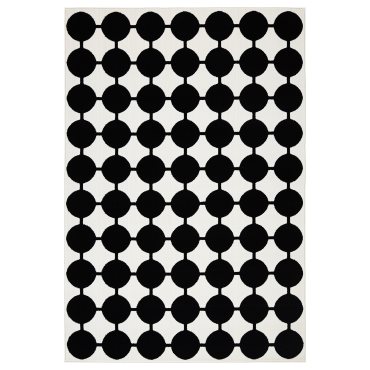 VÄNDPLATS, χαλί χαμηλό πέλος, 133x195 cm, 306.009.39