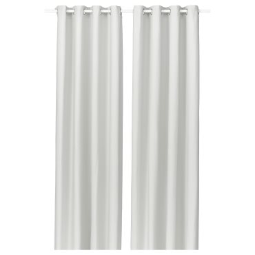 GINSTMOTT, curtains with eyelets/1 pair, 145x300 cm, 306.054.18