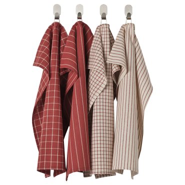 RINNIG, tea towel/4 pack, 45x60 cm, 306.099.06