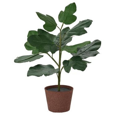 SMÅTÄRNA, artificial potted plant/paper/Fig, 12 cm, 306.327.37