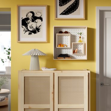 SKOGSMOSAIK, display shelf, 45x45 cm, 306.436.32
