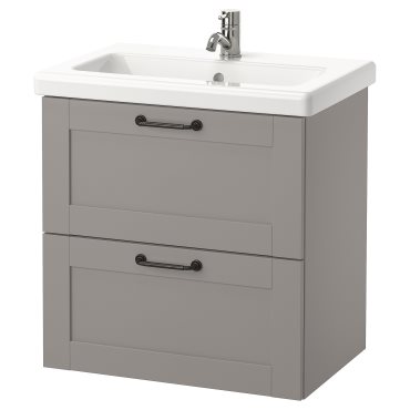 ENHET/TVALLEN, wash-stand with 2 drawers, 64x43x65 cm, 394.800.89