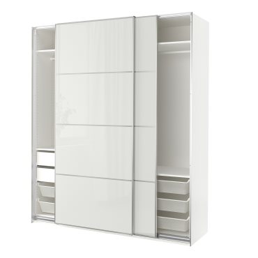 PAX/HOKKSUND, wardrobe combination, 200x66x236 cm, 395.030.38