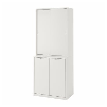 TONSTAD, storage combination with sliding doors, 81x47x201 cm, 395.717.63