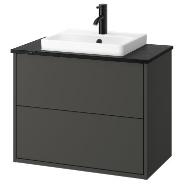 HAVBACK/ORRSJON, wash-stand with drawers/wash-basin/tap, 82x49x71 cm, 395.905.68