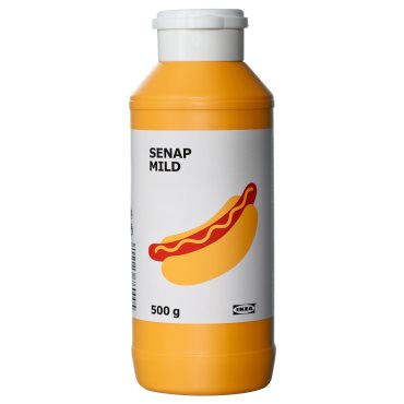 SENAP MILD, mild mustard, 500 g, 402.016.76