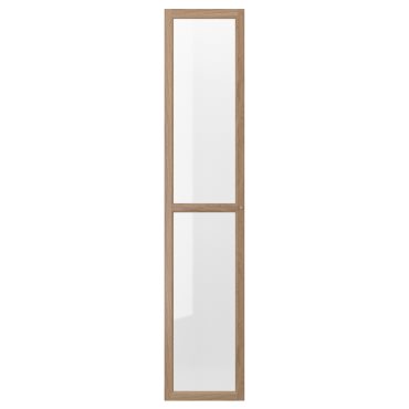 OXBERG, glass door, 40x192 cm, 404.774.15