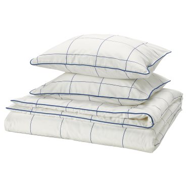 BREDVECKLARE, duvet cover and 2 pillowcases, 240x220/50x60 cm, 405.793.34