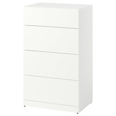 LASTARE, chest of 4 drawers, 60x42x100 cm, 405.993.51