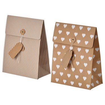 VINTERFINT, gift bag/2 pack, 20x26 cm, 406.047.86