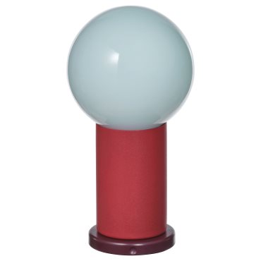 IKEA PS 2026, portable lamp with built-in LED light source, battery-operated/dimmable, 22 cm, 406.085.48