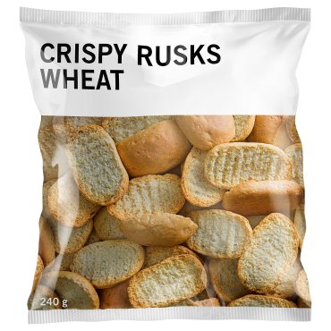 WHEAT RUSK, φρυγανιά σίτου, 240 γρ., 406.253.12