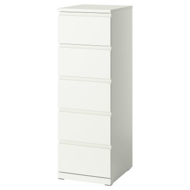 STORKLINTA, chest of 5 drawers, 40x50x120 cm, 406.275.42