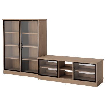 LANESUND, TV storage combination, 282x47x152 cm, 495.147.29