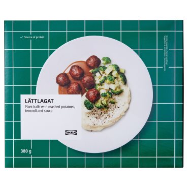 LATTLAGAT, plant balls with mashed potatoes/ready meal frozen, 380 g, 505.061.77