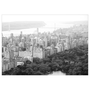 BJÖRKSTA, picture/Panoramic city view, 200x140 cm, 505.276.98