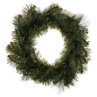 VINTERFINT, artificial wreath/in/outdoor/pine spruce, 45 cm, 505.621.30