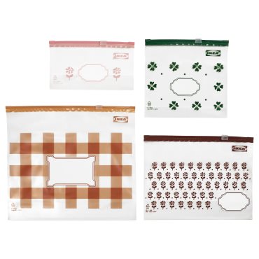 KÖSSEBÄR, επανασφραγιζόμενη σακούλα τροφίμων, 80 τεμ., 505.992.61