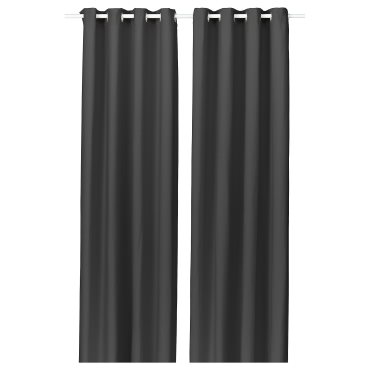 GINSTMOTT, curtains with eyelets/1 pair, 145x300 cm, 506.054.17