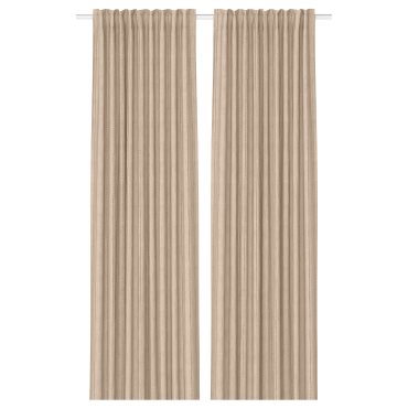 MAISTANGG, curtains with heading tape 1 pair, 145x280 cm, 506.410.95