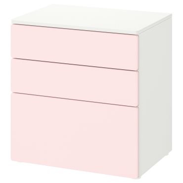 SMASTAD/PLATSA, συρταριέρα με 3 συρτάρια, 60x42x63 cm, 594.201.60