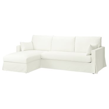 HYLTARP, 3-seat sofa with chaise longue, left, 594.896.92