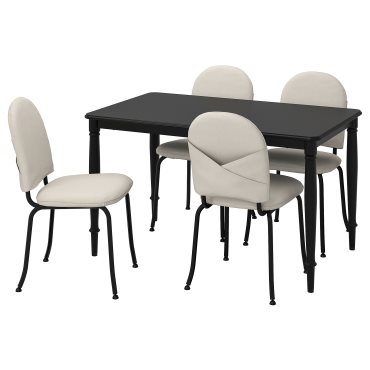 DANDERYD/EBBALYCKE, table and 4 chairs, 130 cm, 595.601.17