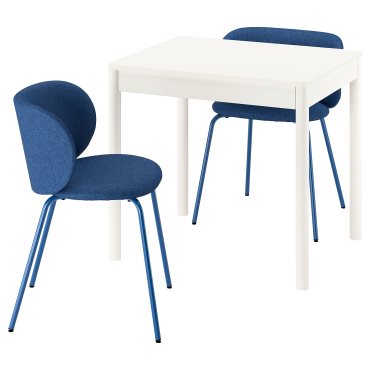 TONSTAD/KRYLBO, table and 2 chairs, 80/120x70 cm, 595.966.06