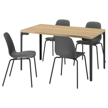 SKÅLSTA, table and 4 chairs, 140x80 cm, 596.092.13