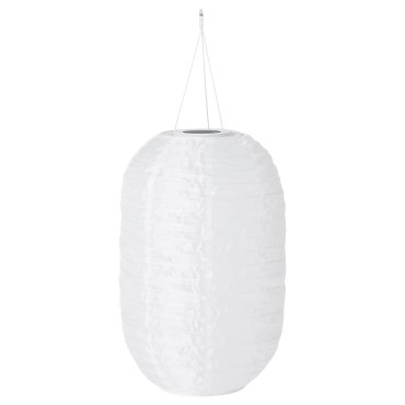 SOLVINDEN, solar-powered pendant lamp with built-in LED light source/outdoor oval, 26 cm, 605.144.93