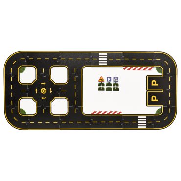 RÄVUNGE, 23-piece car track set, 605.388.56