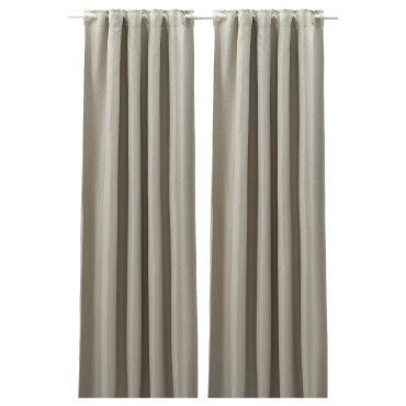 ANNAKAJSA, κουρτίνες μερικής συσκότισης, 2 τεμ. 145x300 cm, 605.834.29