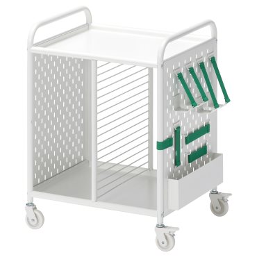 BRÄNNBOLL, shelving unit on castors, 56x62 cm, 605.862.58