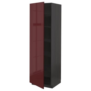 METOD, ψηλό ντουλάπι με ράφια, 60x60x200 cm, 694.679.20