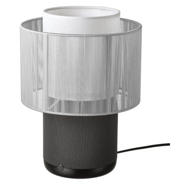 SYMFONISK, speaker lamp with Wi-Fi, textile shade, 694.825.48