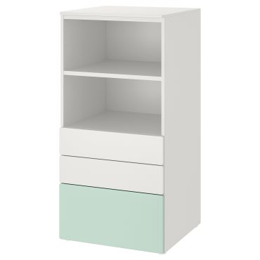 SMASTAD/PLATSA, bookcase with 3 drawers, 60x57x123 cm, 695.446.69