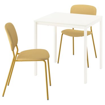 VIHALS, table and 2 chairs, 74x74 cm, 696.067.80