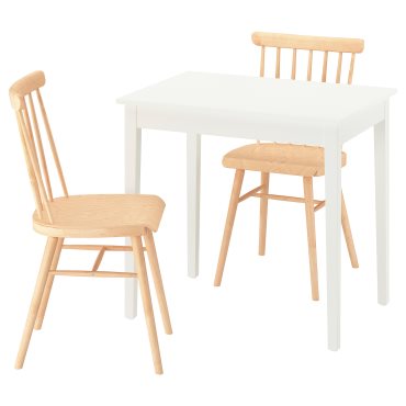 NÄSINGE/HÖGVED, table and 2 chairs, 80x60 cm, 696.101.50
