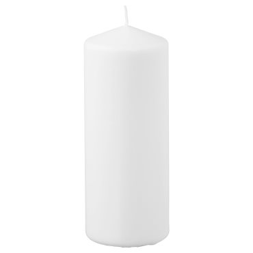 FENOMEN, unscented pillar candle, 19 cm, 705.284.04