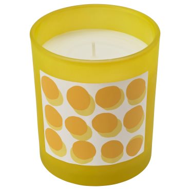 SVARTOXBÄR, αρωματικό κερί σε ποτήρι/μιμόζα, 45 ώρες, 705.826.60