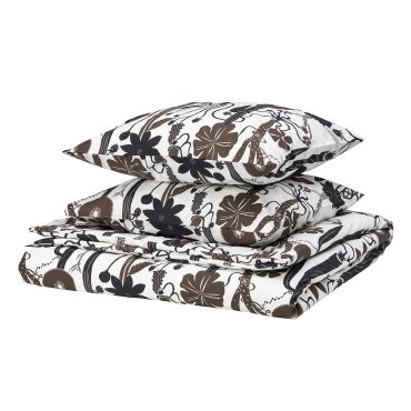 LUNDSKAFTING, duvet cover and 2 pillowcases, 240x220/50x60 cm, 706.063.50