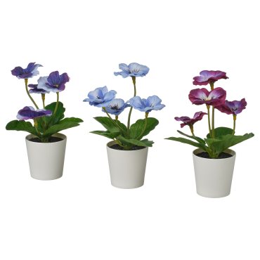 FEJKA, artificial potted plant in/outdoor/Pansy, 6 cm, 706.133.55