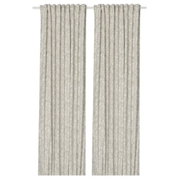 SNÖRUTA, curtains with heading tape 1 pair, 145x280 cm, 706.299.74