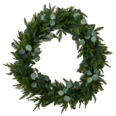 VINTERFINT, στεφάνι εσωτερικού/εξωτερικού χώρου, 90 cm, 706.366.01