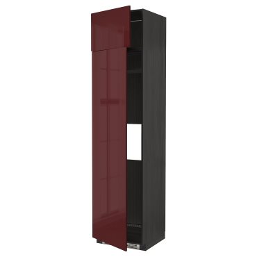 METOD, ψηλό ντουλάπι για ψυγείο ή καταψύκτη με 2 συρτάρια, 60x60x240 cm, 794.561.29