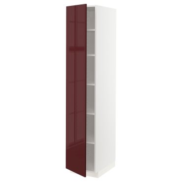 METOD, high cabinet with shelves, 40x60x200 cm, 794.595.47